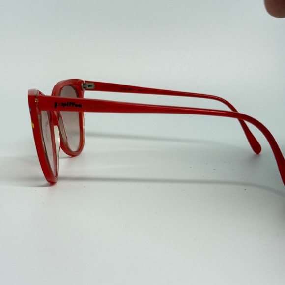 Simonottica Papillon Vintage Red Cat Eye Sunglasses Mod 669 Made‎ in Italy 22432 main image 7
